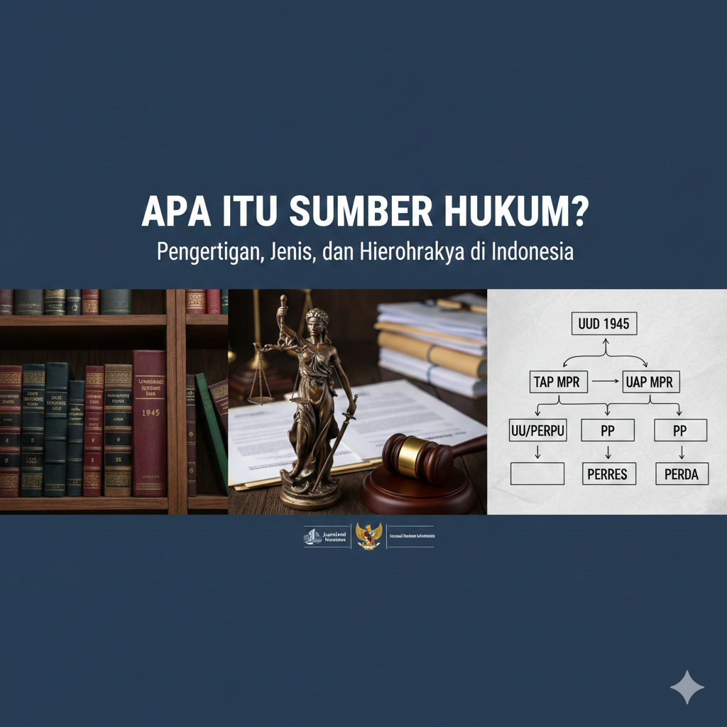 Apa Itu Sumber Hukum? Pengertian, Jenis, dan Hierarkinya di Indonesia